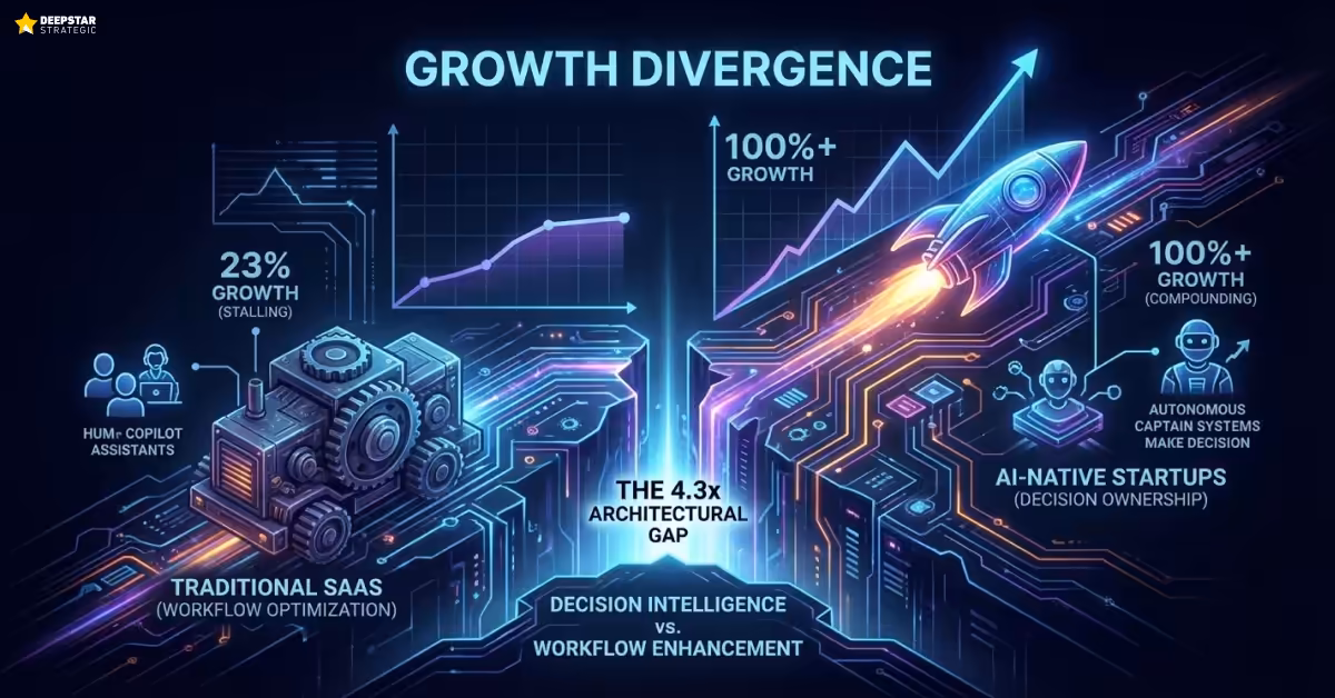 AI-Native Startups Are Growing 100%+ While Traditional SaaS Stalls at 23%—Here's Why